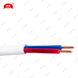 CE BVVB plano doble tierra 122 102 AWG 25 mm conductor de cobre ECC TPS cable alambre