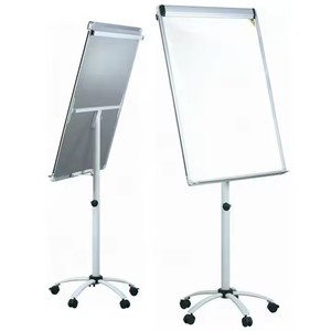 Support de tableau blanc mobile en aluminium 70*100cm pour hôpital, tableau blanc mobile sécurisé pour enfants, tableau à roulettes - Product Image 5