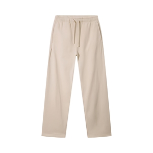 Pantalones de Pierna Recta para Mujer, Color Crema, Cintura Elástica con Cordón, Estilo Casual y Relajado, Venta al Por Mayor para Compradores B2B en EE. UU., Reino Unido y la UE - Product Image 1