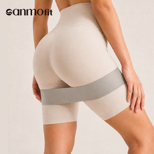 Fabrik-Großhandel: Individuelles Logo Silikon-Widerstandsband, Rutschfestes Stretch-Band für Hüfte, Beine, Taille, Pilates, Yoga, Workout und Training - Product Image 2