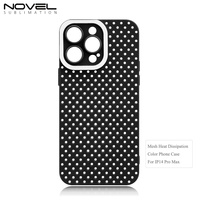 Nouvelle série Novelsub – Coque TPU ultra-fine et respirante à trous cellulaires pour dissipation thermique intégrale, étanche, compatible multi-marques pour iPhone 14 Pro Max