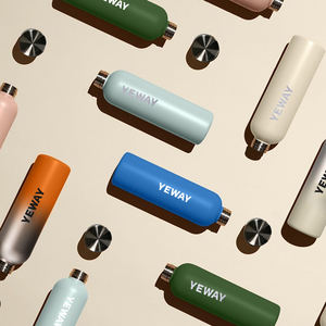 Yeway New Arrival Stainless Steel Insulated Water <b>Bottle</b> Vacuum <b>Thermal</b> Flask Stainless Steel Lid and Various Colors 17oz/500ml - Product Image 3