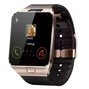 2024 Großhandel Handyuhr Telefone Kamera Videoanruf WLAN Touchscreen Reloj Smartwatch Dz09 Smart Watch Sima Card Telefonuhr