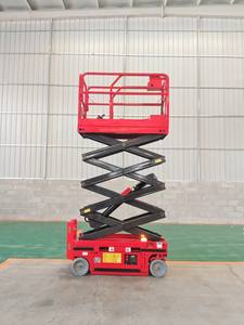 6-метровая гидравлическая ножничная подъемная платформа, 320 кг, полностью самоходная, для высотных работ, электрический подъемник - Product Image 5