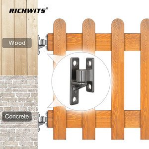Charnière de porte en acier inoxydable Richwits, 180 degrés, robuste, pour portail de ferme, design industriel, installation facile - Product Image 3