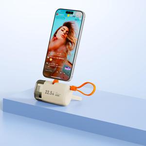 Batterie externe 10000 mAh avec câble intégré et prise Type-C détachable, chargeur portable modulaire à charge rapide 22,5 W - Product Image 2