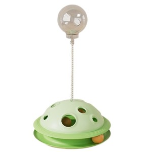 Juguete giratorio para gatos con bola de premios con resorte, bandeja de juego para gatos, juguete de autoentretenimiento para mascotas, venta al por mayor transfronteriza. - Product Image 2