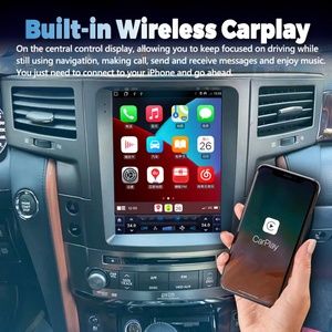 Reproductor de DVD para Auto Android 13 de 10.4 Pulgadas y 128 GB con Navegación GPS, Pantalla Táctil Vertical Universal para Lexus LX570 LX 570 2007-2015 - Product Image 2