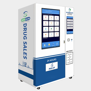Oem Odm Custom 43"+32" Dual Touch Screen Drug Vending Machine <b>Wifi</b> Advertising Screen Refrigerated Medicine Dispenser With Sdk - Product Image 1