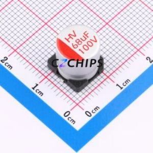 RYHV100V68UF10*10 Solid Capacitor SMD,D10xL10.5mm ( Capacitance: 68uF )( Rated Voltage: 100V ) - Product Image 1