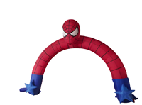 Énorme porte d'arches d'araignée de dessin animé gonflable de haute qualité pour les événements à thème d'enfant décoration de fête arc gonflable entrer dans le Tunnel de porte