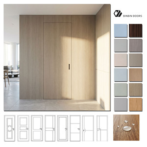 <span class=keywords><strong>Porte</strong></span> <span class=keywords><strong>acoustique</strong></span> intégrée professionnelle 46 dB, étanche, anti-humidité, recouverte de vinyle, invisible, pour <span class=keywords><strong>appartement</strong></span> de luxe - Product Image 1
