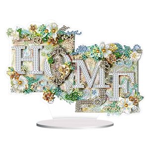 HOME <span class=keywords><strong>LOVE</strong></span> DIAMOND PEINTURE 5D DIY TABLE CRAFT PERLES ART - Product Image 3