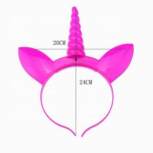<span class=keywords><strong>Bandeau</strong></span> licorne avec batterie intégrée, 3 modes de paillettes, pour fête, décoration d'événements, bande lumineuse - Product Image 6