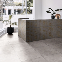 En stock Carreaux de céramique émaillés rustiques antidérapants en porcelaine de marbre pour revêtement mural intérieur de salle de bain
