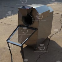 Machine de torréfaction d'arachides avec tamis à mailles, graines de citrouille, sésame, grain d'orge, torréfacteur, lot, équipement de torréfaction de noix