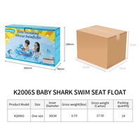 Siège de sécurité gonflable pour bébé Swimbob en PVC, anneau de flottaison pour enfant, siège de natation pour enfants, flotteur pour le plaisir aquatique