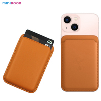 Étui Portefeuille Magnétique en Cuir avec Porte-Cartes Adhésif pour iPhone 14 13 12 Pro Max Plus XR XS MAX
