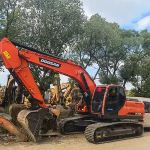 Excavadora de orugas ligeramente Doosan DX225 DX300, excavadora de segunda mano de buena calidad