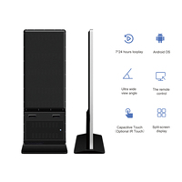 Pantalla táctil de póster de 65 pulgadas Lcd Toten pantalla de señalización Digital Led ultra delgada Viewsonic de doble cara
