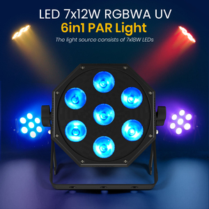 ไฟพาร์แบบพกพา DMX512 รุ่น 23 °   ไฟ LED Par มุมลำแสงประสิทธิภาพสูงสำหรับบาร์ - Product Image 4