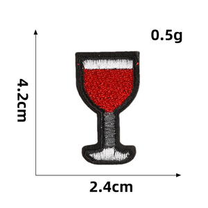 Kawaii ragazza trucco cosmetico tema occhiali da sole pantofola disegno ombrello ferro su ricamo patch per la borsa dei vestiti - Product Image 6
