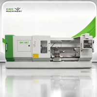 Torno de Roscado de Tuberías CNC QK1327, Máquina Automática de Roscado de Tuberías de Doble Mandril de Alta Precisión para Corte de Roscas en Tuberías de Campos Petroleros
