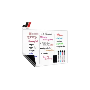 Magnetic Whiteboard Marker Film Board Film with Adhesive Nano PET Soft Dry Erase White Carton Whiteboard Sheet 3 Inch 1 Roll