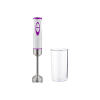 Mixeur Plongeant Électrique Portable Économique avec Fonction Broyage pour Usage Domestique et Hôtelier 400W