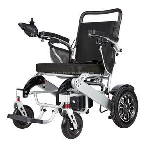 Sedia a rotelle elettrica leggera con sistema di frenatura elettromagnetica di nuovo Design facile da piegare - Product Image 3