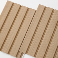 Panneau de revêtement mural extérieur en SPC/PVC imitation bois, imperméable, décoratif pour extérieur