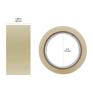 공장 포장 OPP 판지 씰링 황색 투명 BOPP 스티커 포장 상자 패키지 투명 접착 테이프 - Product Image 3