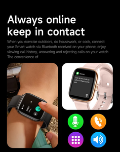 Nouvelle conception Montre connectée T59 AI 2025 Écran AMOLED Dafit Nouvelle fréquence cardiaque Lumière rouge Véritable oxygène sanguin Étanche IP68 Montre Android - Product Image 4