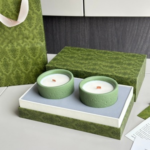 Bougie parfumée de luxe en cire de soja, faite à la main, style romantique français, non toxique, pour l'art, les fêtes, Thanksgiving et Noël - Product Image 5