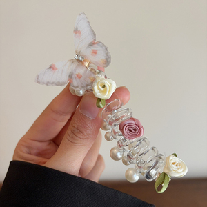 2026 Hot Selling Exquisite Temperament Style Simple Butterfly Hair <b>Tie</b> Girl's Hair Accessory Fashionable Jewelry Wholesale - Product Image 4