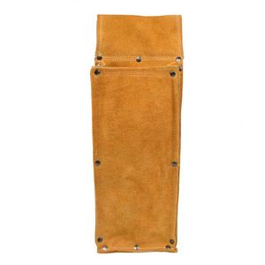 High Quality Fire Proof Heat Resistant Genuine Leather American Style Double Tier Welding Electrode Tool Storage Bag - Product Image 4