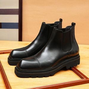High Quality Handcrafted Genuine Leather Formal Italian Style Business Suit Men's Dress Shoes for Weddings - Product Image 3