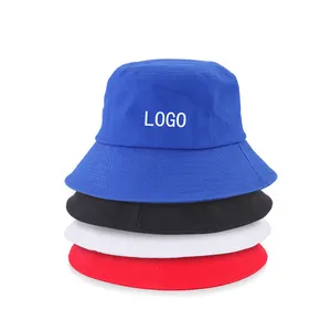 Wholesale Bucket Hats Factory Price Bulk Bucket Hats With Custom Logo 3d Embroidery Logo Hat