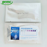 Kit de prueba de agua de metales pesados, tiras de prueba de agua de alta precisión para plomo, hierro, cobre, mercurio