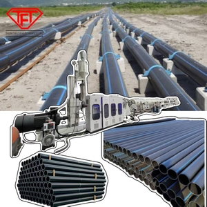Ligne de production d'extrusion de tuyaux en PEHD/PE, machine extrudeuse pour la fabrication de tuyaux en plastique pour l'eau, l'agriculture, l'irrigation et le gaz - Product Image 1