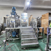 Machine de fabrication de dentifrice AILUSI : Mélangeur émulsifiant sous vide entièrement automatique pour la gamme de crèmes cosmétiques et dentifrices