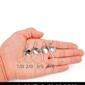 ตะขอเบ็ดตก<span class=keywords><strong>ปลา</strong></span>เหล็กคาร์บอนสูง ขนาด 1/0 2/0 3/0 5/0 แบบเดี่ยว สำหรับ<span class=keywords><strong>ปลา</strong></span>แมคเคอเรลสเปน <span class=keywords><strong>ปลา</strong></span>บาส พร้อมตัวหมุนแบบมีลูกปืนและช้อน - Product Image 3