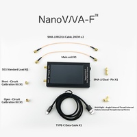 Analyseur de réseau vectoriel portable NanoVNA F avec écran tactile de 4,3 pouces, 50 kHz-900 MHz, pour les tests d'antenne SWR et de câbles en laboratoire RF