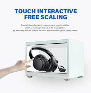 Độ sáng cao trong suốt LCD hiển thị tủ 14/17/19/22/26 inch cao cấp hiển thị Hộp nhà máy bán hàng trực tiếp - Product Image 5