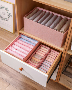 Phòng ngủ đa chức năng có thể gập lại có thể giặt ngăn kéo tổ chức 5/7/9/11 lưới ngăn kéo lưu trữ ngăn đồ lót vớ hộp lưu trữ - Product Image 2