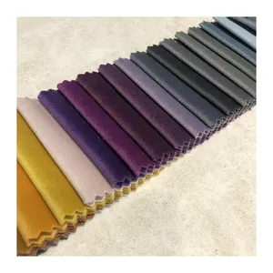 Tissu de velours allemand de vente chaude tricoté tissu de meubles de canapé coloré