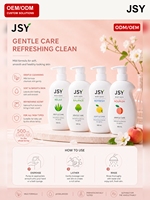 Gel Douche Doux Hydratant et Lissant Parfum Fruité Rafraîchissant Marque Blanche 500mL OEM ODM Soin de la Peau Familial