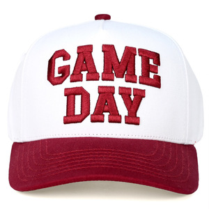 Gorra de Béisbol de 5 Paneles con Bordado 3D en Relieve, Dos Tonos, Fabricación BSCI para Mayoristas, Estilo Deportivo, Servicio OEM - Product Image 1