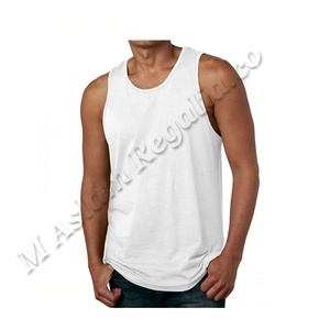 เสื้อกล้ามสำหรับนักเพาะกาย,เสื้อกล้ามสีดำผ้าฝ้าย100% Preshrunk Jersey ถักชุดฝึกซ้อมสำหรับใส่ในยิม - Product Image 4
