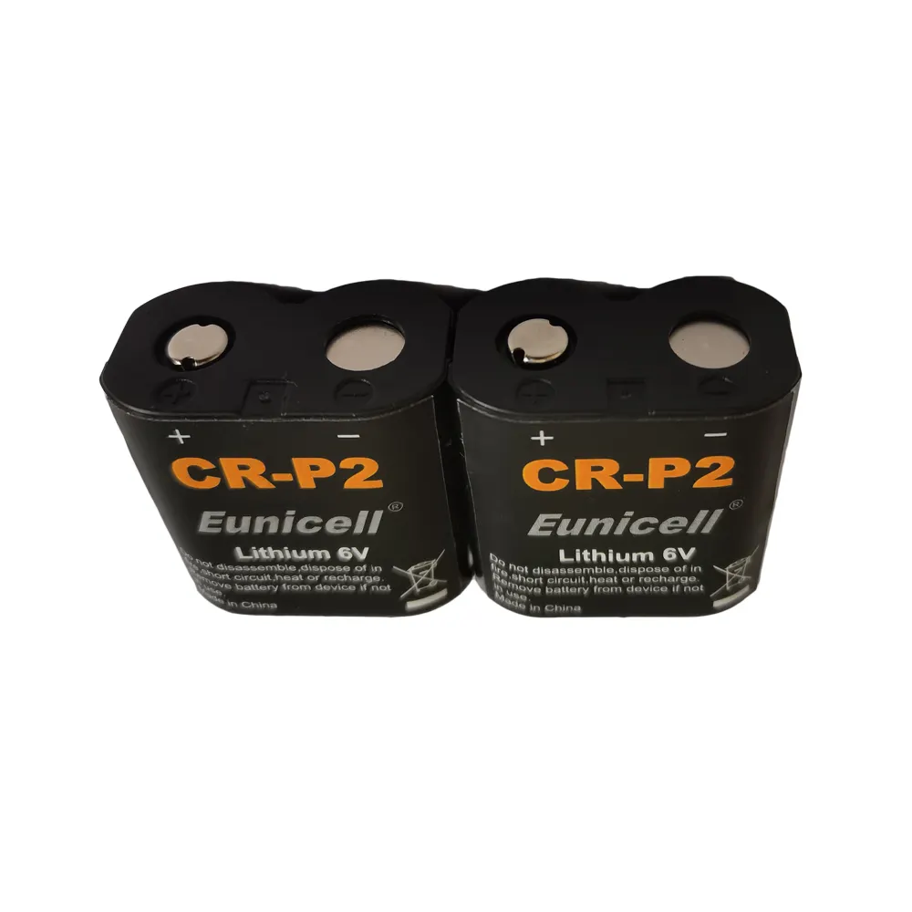 Bateria de lítio sem recarregável lithuim, CR-P2 6v para câmera fotográfica